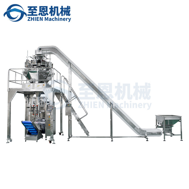 Weighing Packaging Machine - VFFS Automatic Dry Fruit Coffee Beans Food ...
